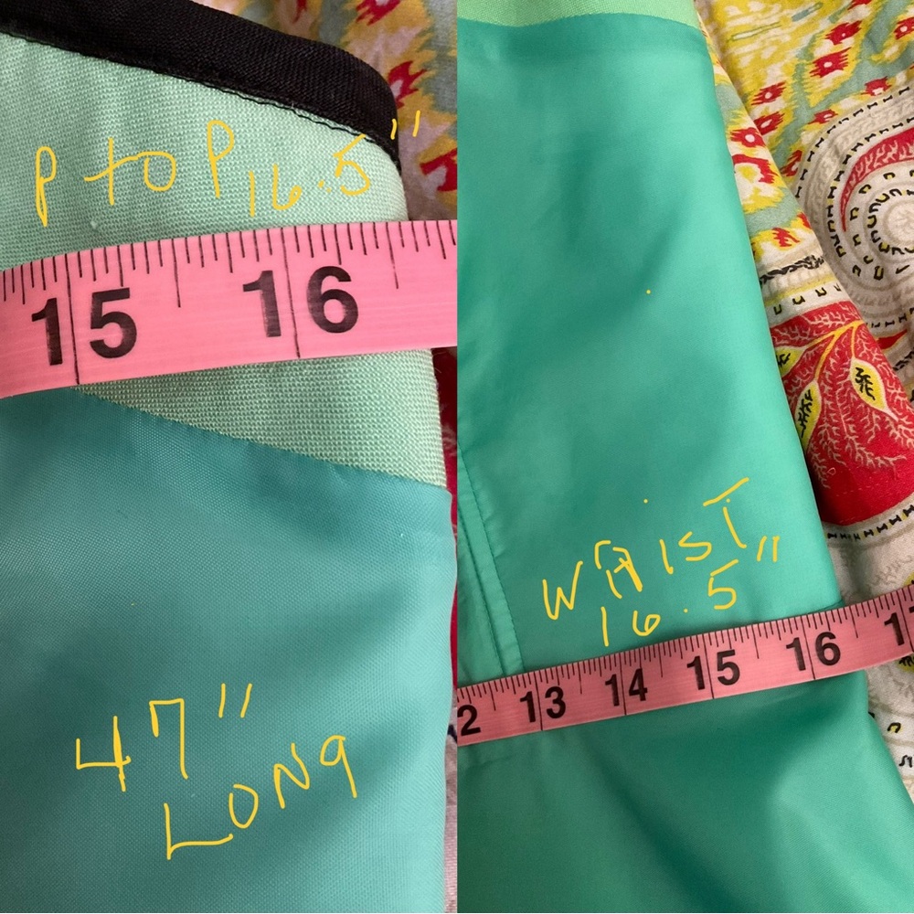 Vintage 90s Sia Bellini Green Ramie Button Front Dress | Mod Retro A-Line 9/10 - Picture 16 of 16
